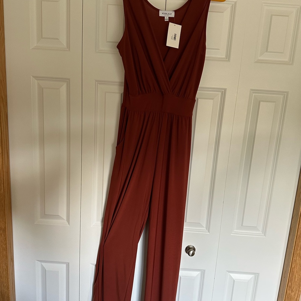Gilli Women's Rust Jumpsuit
